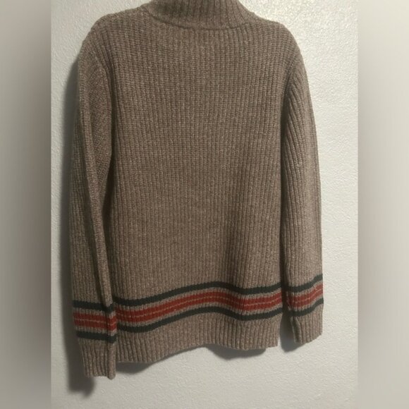 Men’s Pendleton 100% lambs wool half button up sweater - Picture 8 of 9